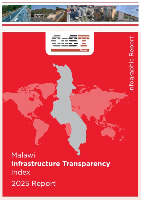 Cover of CoST Malawi ITI Report 2025