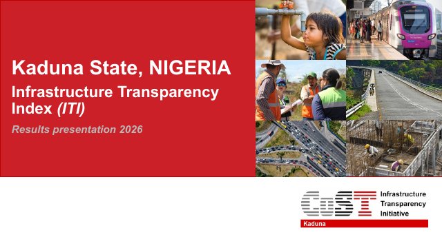 Cover of CoST Nigeria Kaduna ITI Results Presentation 2026