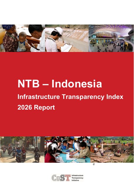 Cover of CoST NTB ITI Report 2026